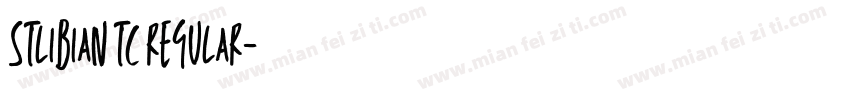 stlibian tc regular字体转换